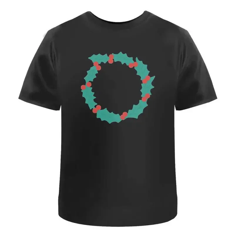 Holly Wreath' Cotton T Shirt Ta041071