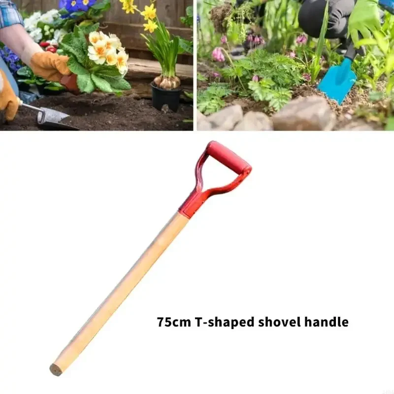 Ergonomic T Garden Shovel Handle 75cm AntiFatigue Design Sturdy Handle For Professional Gardening Excavation
