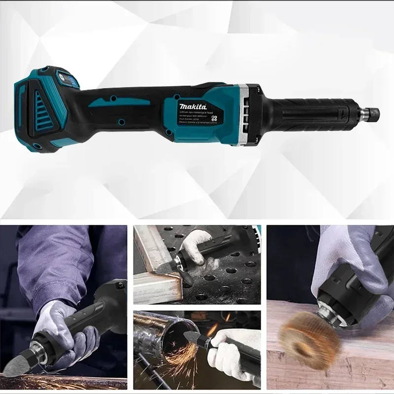 Makita 18V LXT Brushless Cordless Die Grinder - 4-Speed Variable Speed Rotary Tool for Grinding & Polishing (Tool Only)