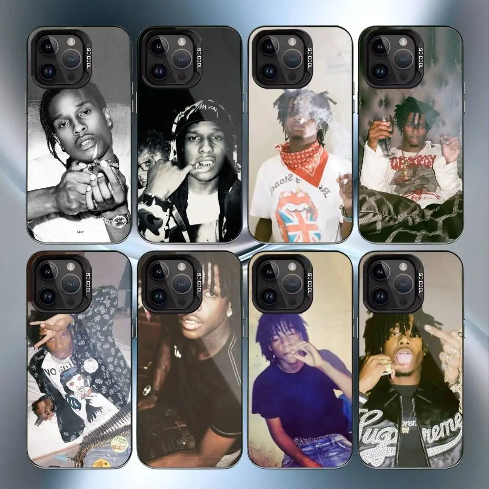 

Chief Keef G-GLO G-GANG Phone Case For iPhone17,16,15,14,13,12,11 Plus,Pro Max Black Candy Matte Shockproof Cover