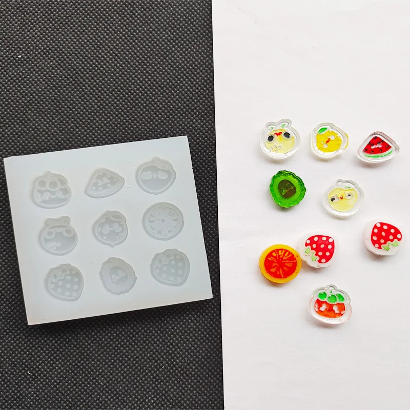 DIY Fruit Shaker Mold Jewelry Filling Silicone Mold Jewelry Tools Jewelry Accessories