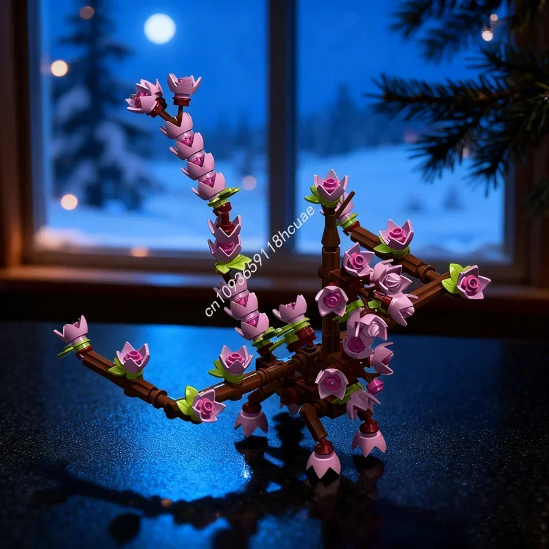 

205pcs MOC Flower Creatures 2 Botanicalsed Model Building Blocks Construction Toy Creative Idea Festival Gifts Education