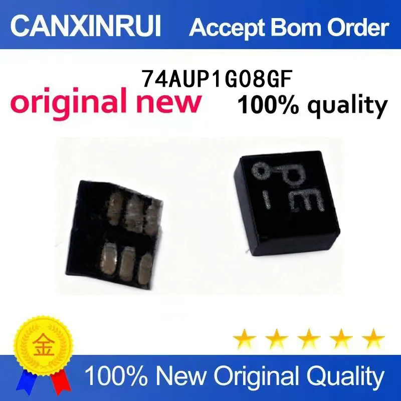 (5-100 Pieces) Brand new stock 74AUP1G08GF silk screen PE QFN
