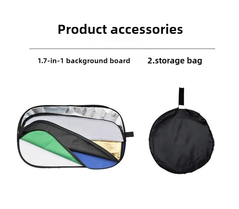 60*90cm Portable Collapsible Photography Reflector Photo Studio Outdoor Light Diffuser with Carry Bag 60 90 100cm