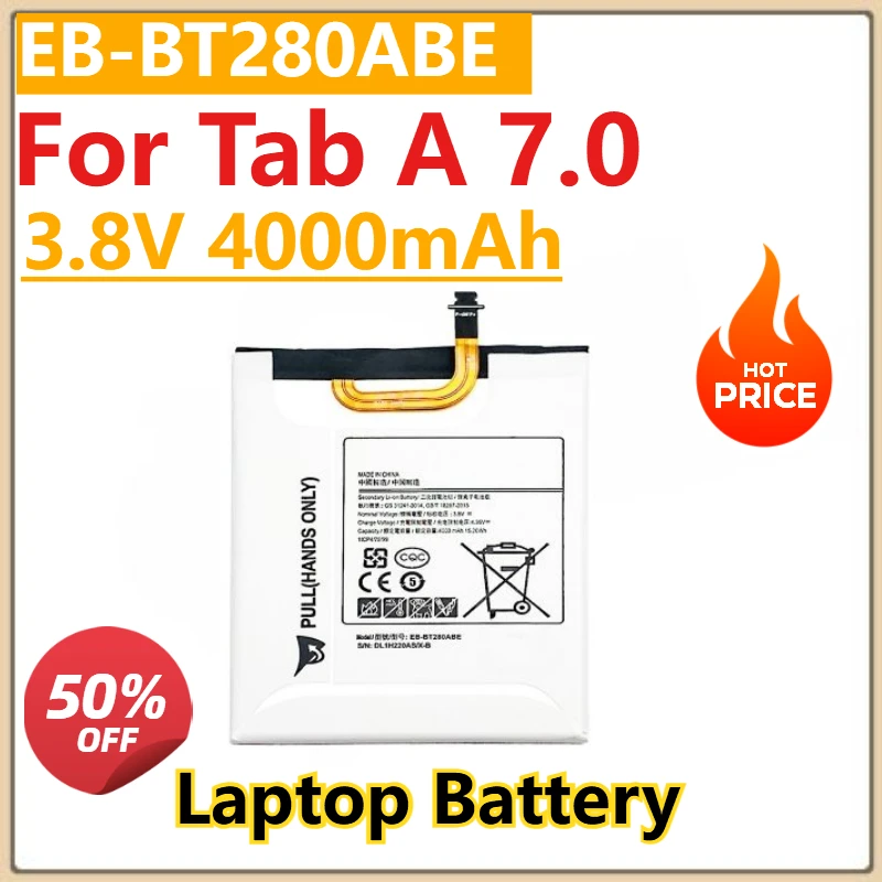 

New 3.8V 4000-6820mAh Battery For Samsung Galaxy Tab A 10.1 2016 2019 A7.0 A8.5 2020