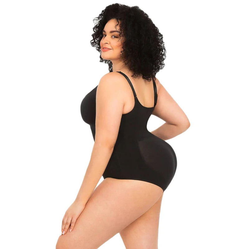 Hiphugger Body Shaper with Bra | Butt Lifter Tummy Control  Fit Everyday Front Zip Sculpting Shapewear Panty