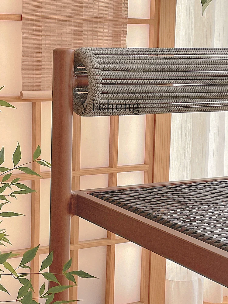 LX Balcony Table and Chair Rattan Chair Modern Minimalist casual Small Apartment Can Be Stored