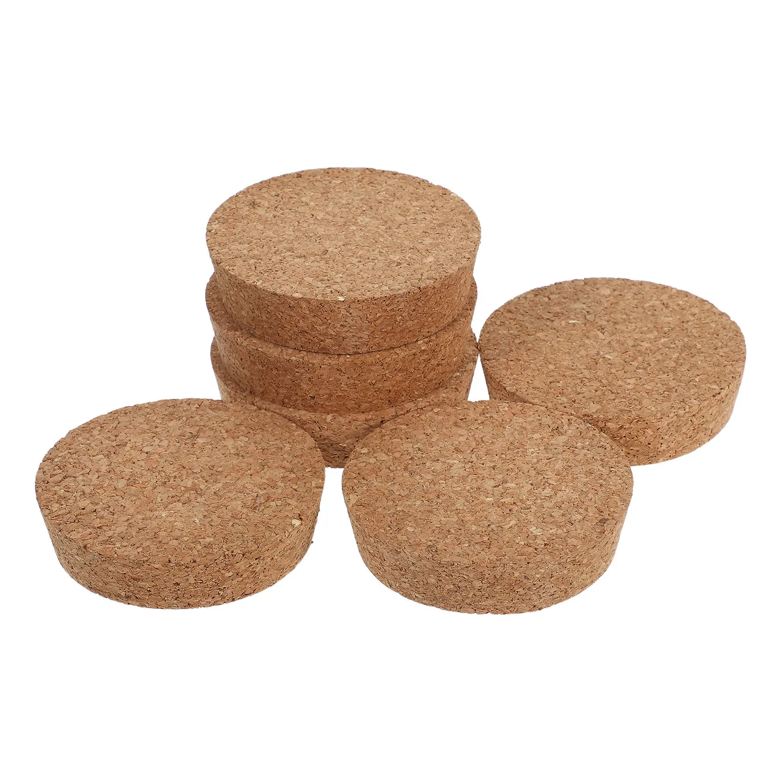 6Pcs Glass Flower Vase Cork Lids Hydroponic Planter Lids Propagation Vase Stopper Rustic Cork Seal Caps for Terrarium Succulent