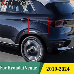 Car Fuel Tank Cover For Hyundai Venue 2019 2020 2021 2022 2023 2024 Chrome Auto Gas Cap Trim Car-styling Exterior Decoration