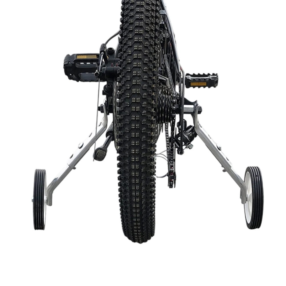Adjustable Training Wheels Bike Training Wheels Fits 16-24 Inches Bikes Multi-speed Support Stainless Steel Frame