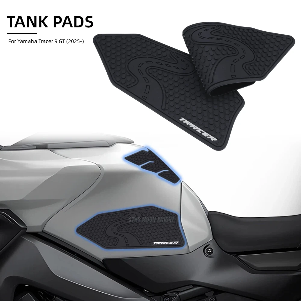 

Накладки на топливный бак, пригодные для Yamaha Tracer 9 Tracer 9 GT 2025, аксессуары для мотоциклов, противоскользящие защитные наклейки, наклейки