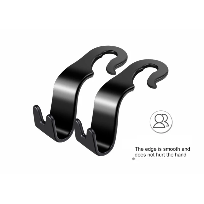 Универсальный крючок на подголовник сиденья автомобиля, вешалка для хранения сумок, кошельков, пальто, продуктов