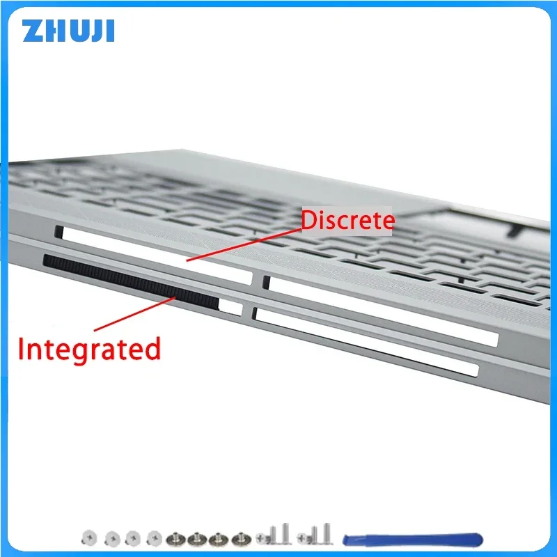 ENVY X360 15-ED 15M-ED 15-EE 15M-EE TPN-C149용 새 LCD 백 커버 프론트 베젤 힌지 팜레스트 바텀 케이스 L93203-001 15.6인치