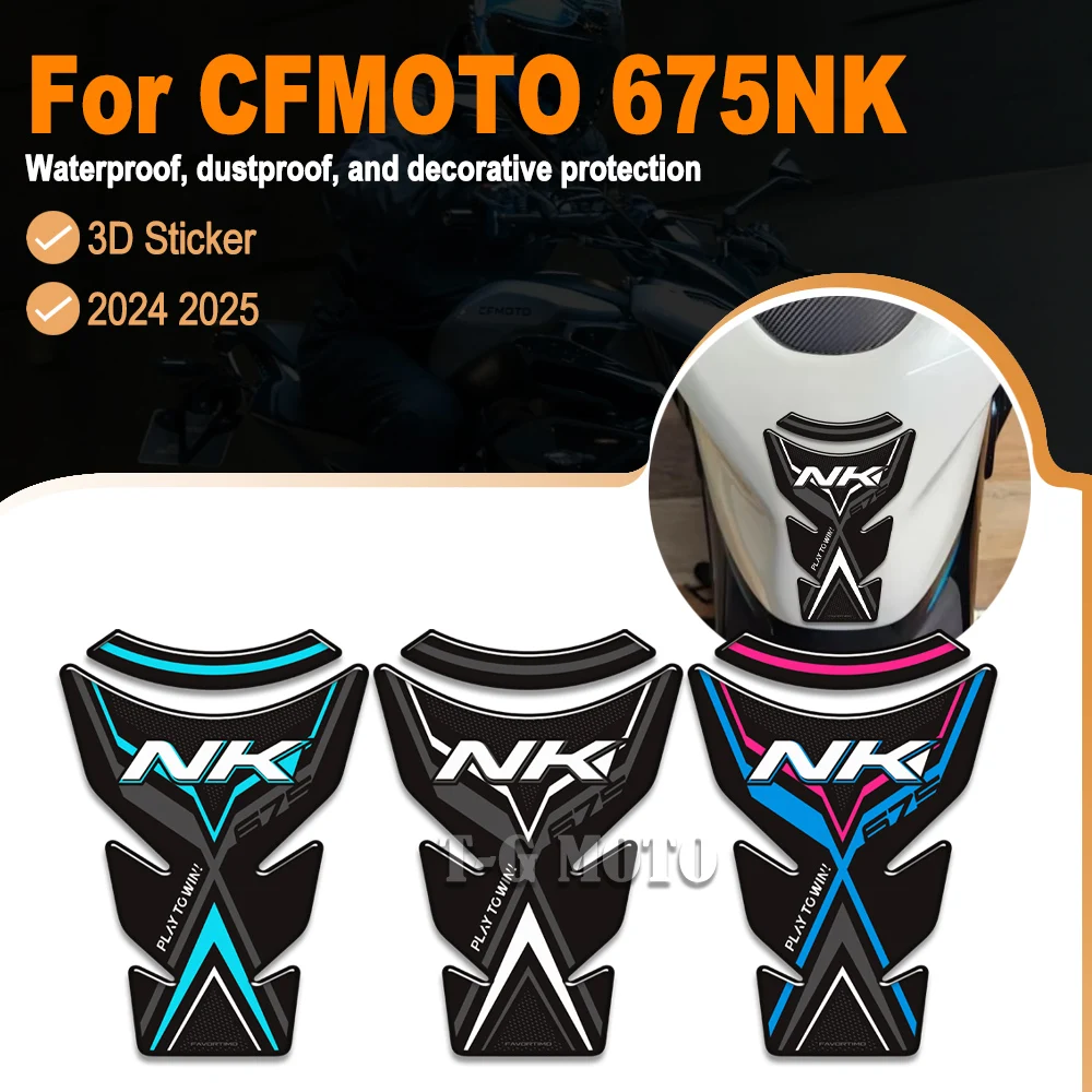 

675NK Motorcycle Stickers Fuel Tank Pad Protector Sticker Decals Kit For CFMOTO 675NK 675 NK 2024 2025