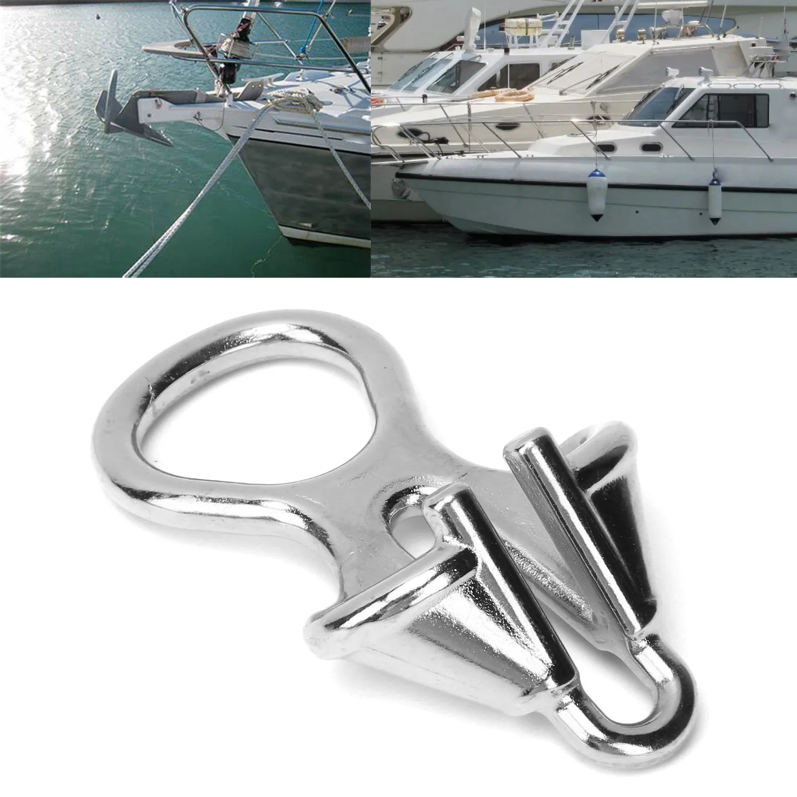 Anchor Chain Lock Anchor Chain Lock Rope Mooring Device 316 Stainless Steel Hardware for 0.24-0.31in Chain Anchor Chain Stopper