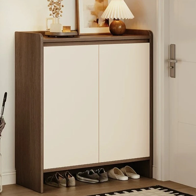Entrance Hallway Modern Corner Shoe Cabinet Multifunction Indoor Shoe Cabinet Small Storage Armario Zapatero Cabinet Furniture
