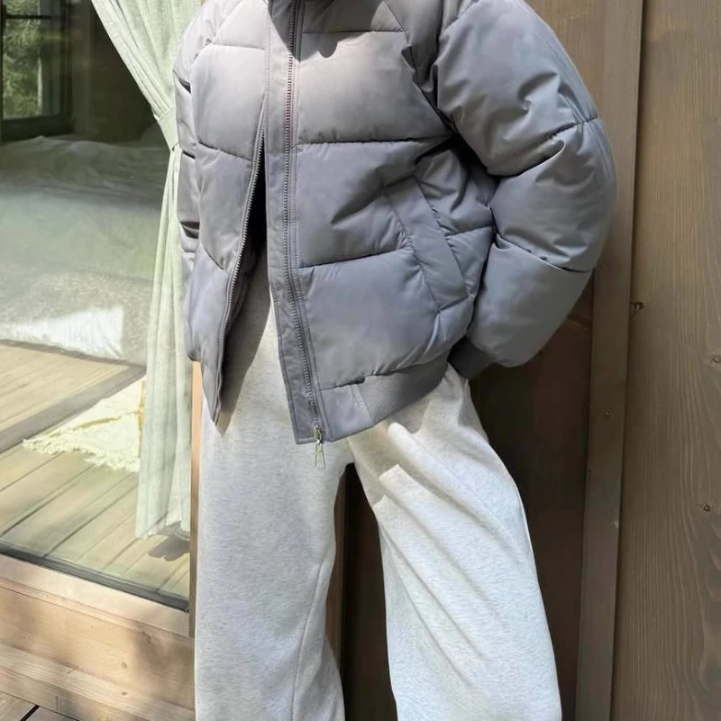 

High-end Baseball Collar Cotton Clothing for Women, New Winter 2025 Bread Coat, Warm Puff Jacket.