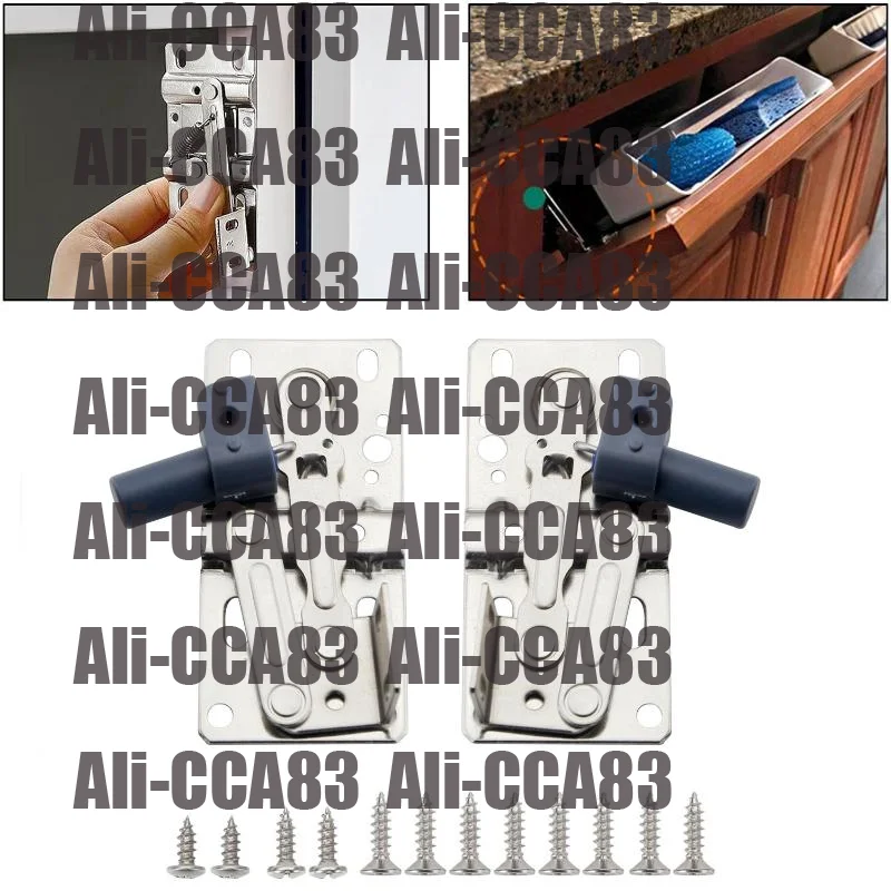 

CCA83-2pcs Kitchen Cabinet Trays Hinges Self-Closing 45 Degree Pivot Hinge For Sink Drawer Bathroom Organizers Shoe Cabinets