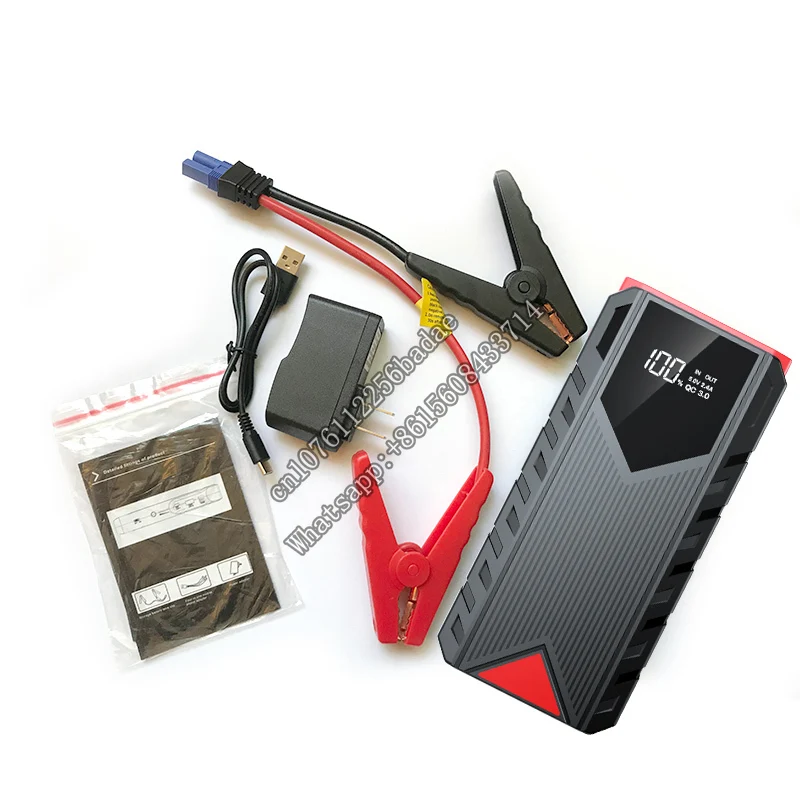 Multifunctional 30000mAh Car Battery Starting Power Supply  Bank Jumpstarter Emergency Portable  Jump Starter