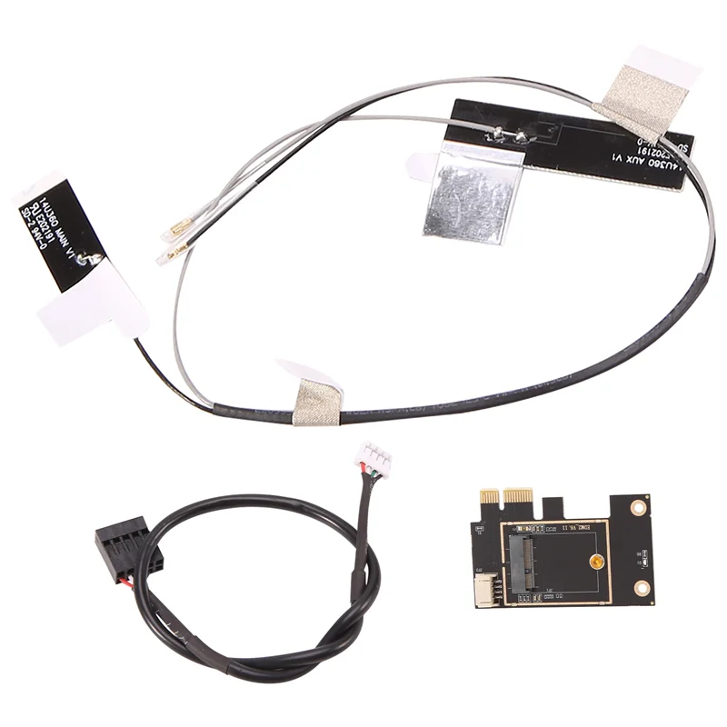 HOT!!M.2 Wifi Adapter M2 NGFF Key a E To Pci Express PCI-E 1X NGFF Support 2230 Wireless Network Card for AX200 9260AC 8265AC