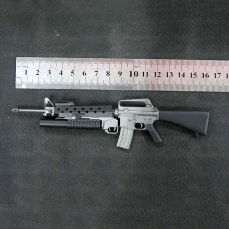 Na stanie Figurka żołnierza w skali 1/6 z wojny w Wietnamie, model karabinu M16, akcesoria do figurek akcji żołnierzy 12-calowych, dekoracja.