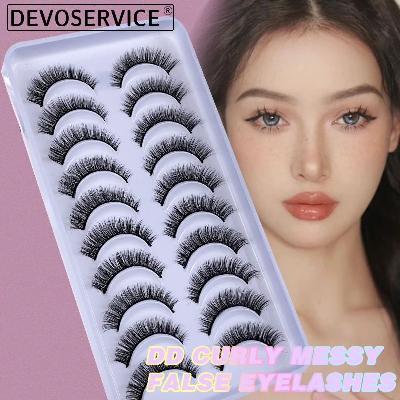 

Cat Eye Lashes 3D Curl False Eyelashes Fluffy Soft Lashes Winged End Eye Elongated Eyelash Wispy Natural Eye Lash Extension