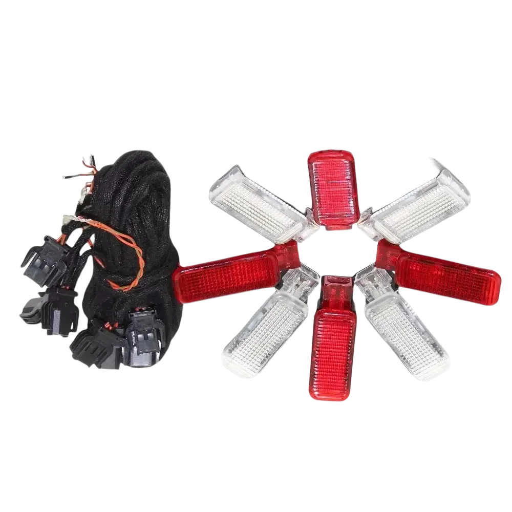 

Комплект из 8 предупреждающих световых сигналов для дверей для A3 A4 A5 A6 Allroad Quattro 7 8 Q3 Q5 TT R8 8KD 947 415 C 8KD 947 411 8KD947415C 8KD947411