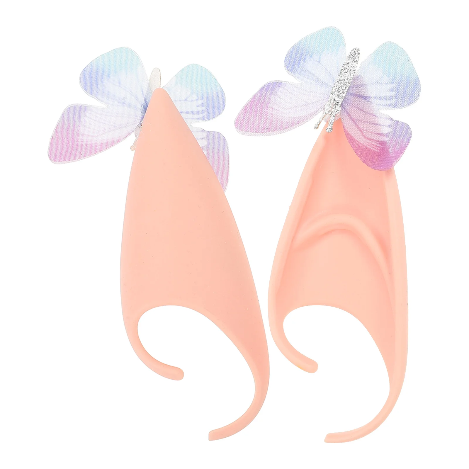 1Pair Fairy Elf Ears Delicate Butterfly Cosplay Prop Party Dress Up Costume Accessories Ear Fairy Ear Ears for Cosplay