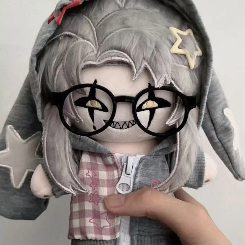 Anime Doll 20cm Game Attributes Pierrot Kawaii Cosplay Cotton With Skeleton Cartoon DIY Dress Up Toy Figure Fans Collection Gift