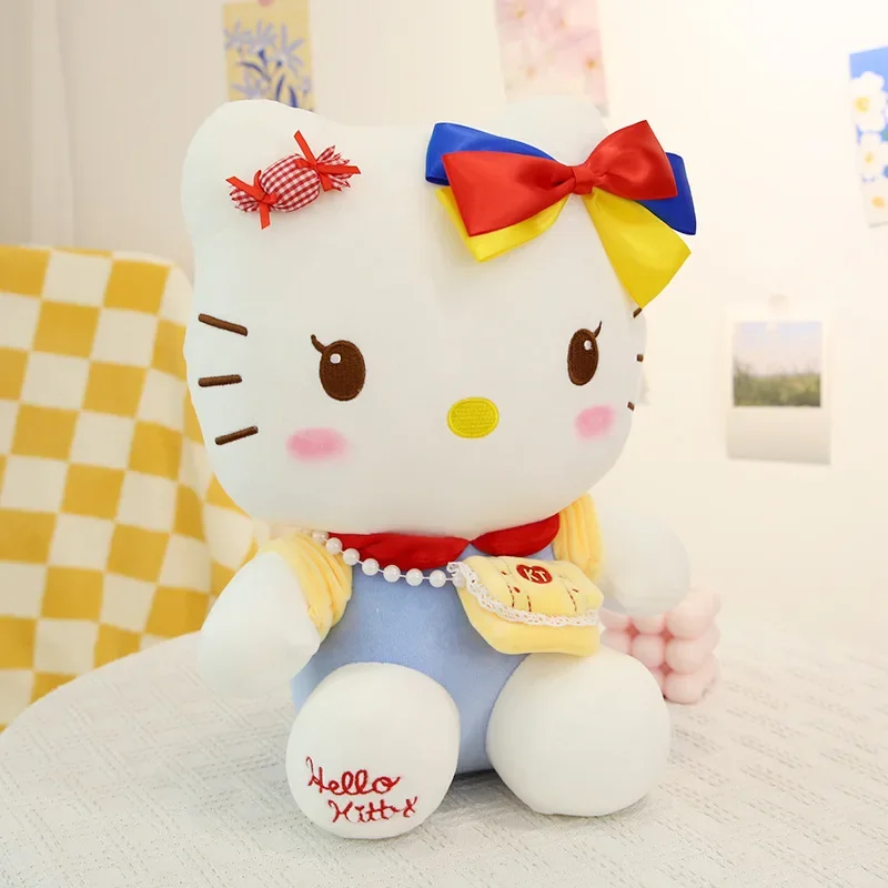 Jouets en peluche Sanurgente Hello Kitty pour enfants, dessin animé, chat, animal, oreiller, doux, beurre, cadeau de Noël, 20 cm, 30cm