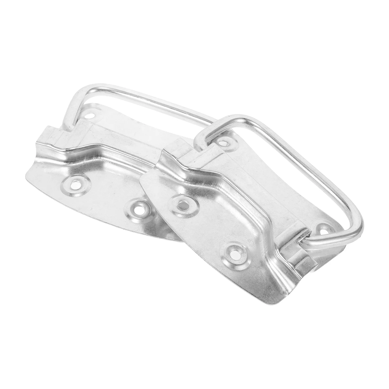 

2Pcs Curved Iron Rings Pull Handles Heavy Duty Foldable Toolbox Chest Box Lifting Handles Pull Handle Wood Box Ring Handle