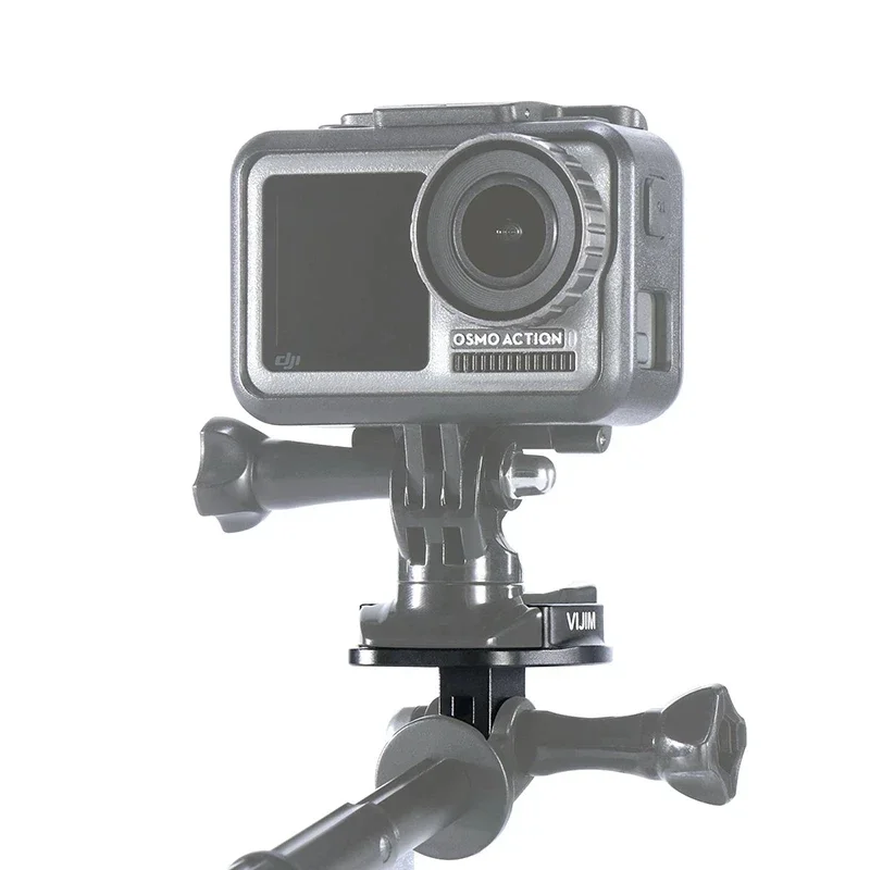 Aluminium Quick Release Stativ Montieren, schnalle Basis Sport Kamera Interface Adapter für Gopro Hero 8 7 6 5 4 Yi 4K Vlog