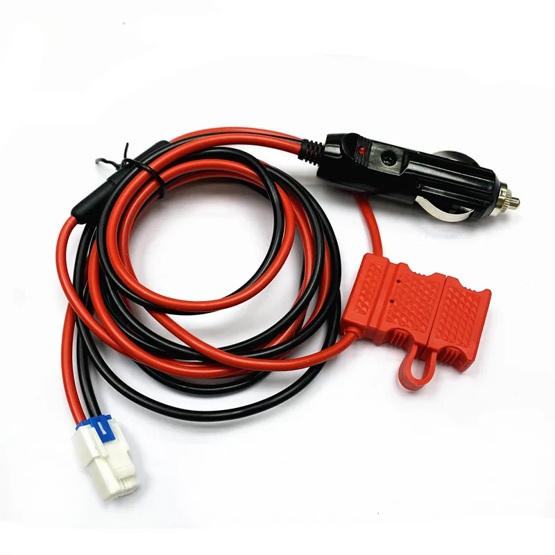 12V Power Cable Cord for Hytera Car Radio HYT MD780 MD650 Mobile Walkie Talkie With Fuse Cigarette Lighter Plug