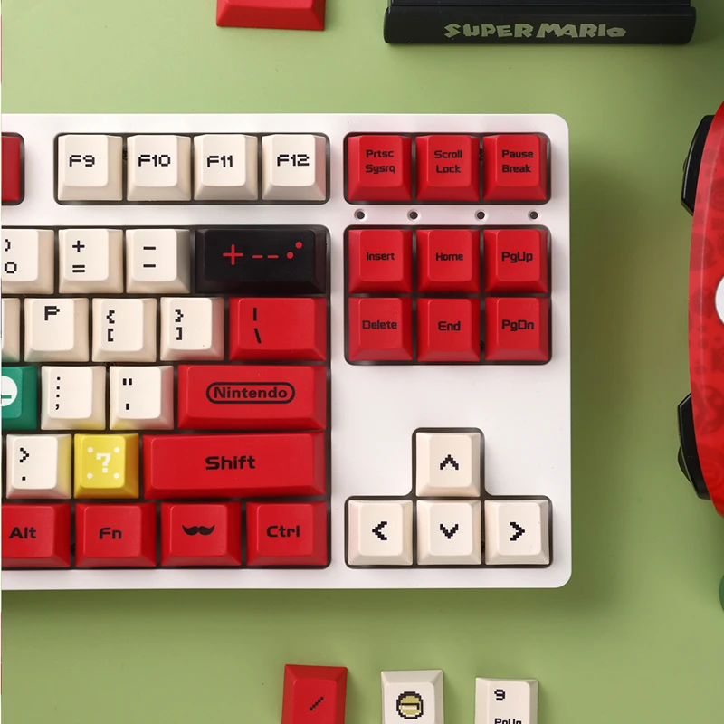 Teclas PBT personalizadas para Gaming de tableta, 125 teclas, Game Boy, Mini teclado mecánico, Suirable