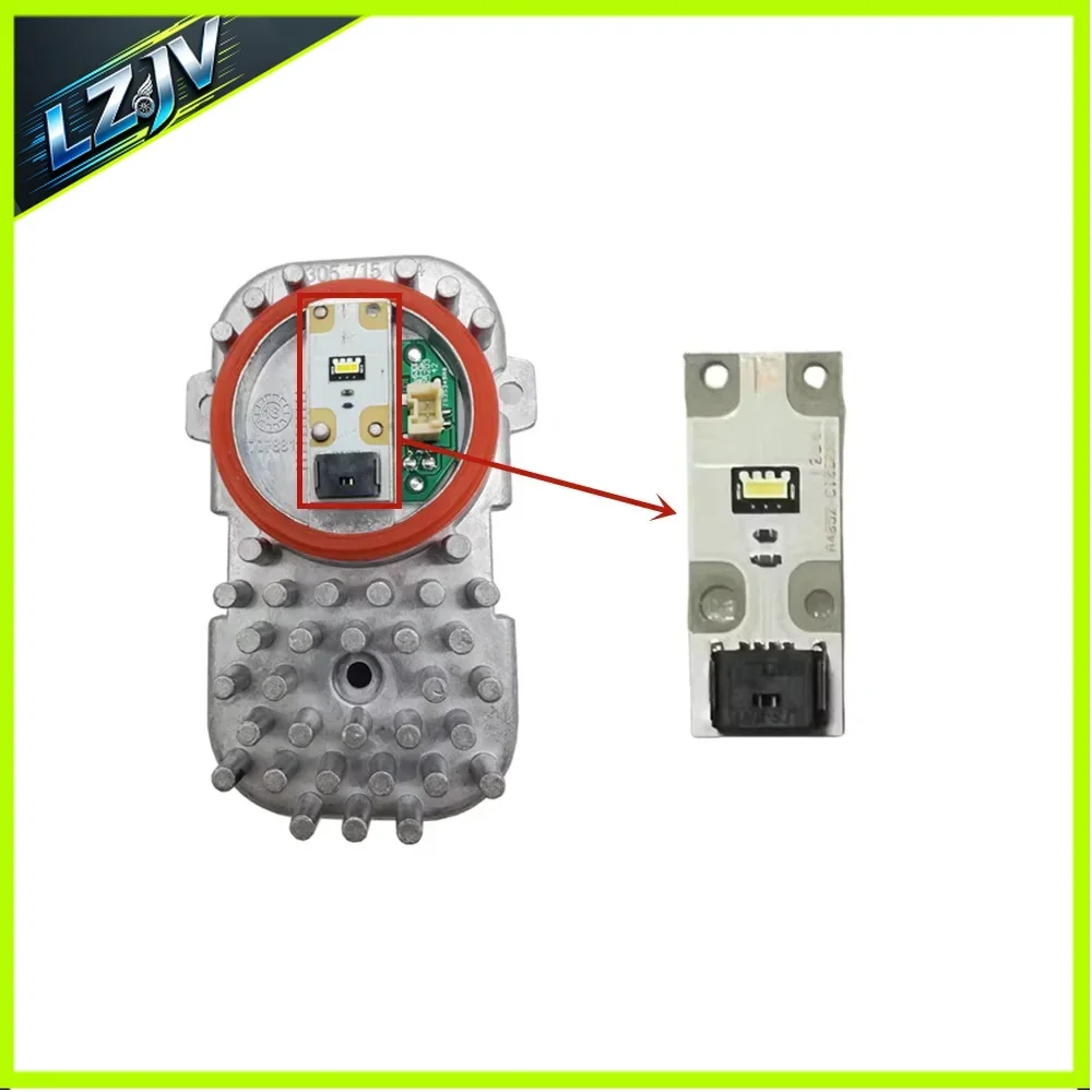 LZJV 4pcs Headlight DRL Module Driving Module White Color 63117263051 For BMW X3 X5 F15 X6 F16 2013 2014 2015