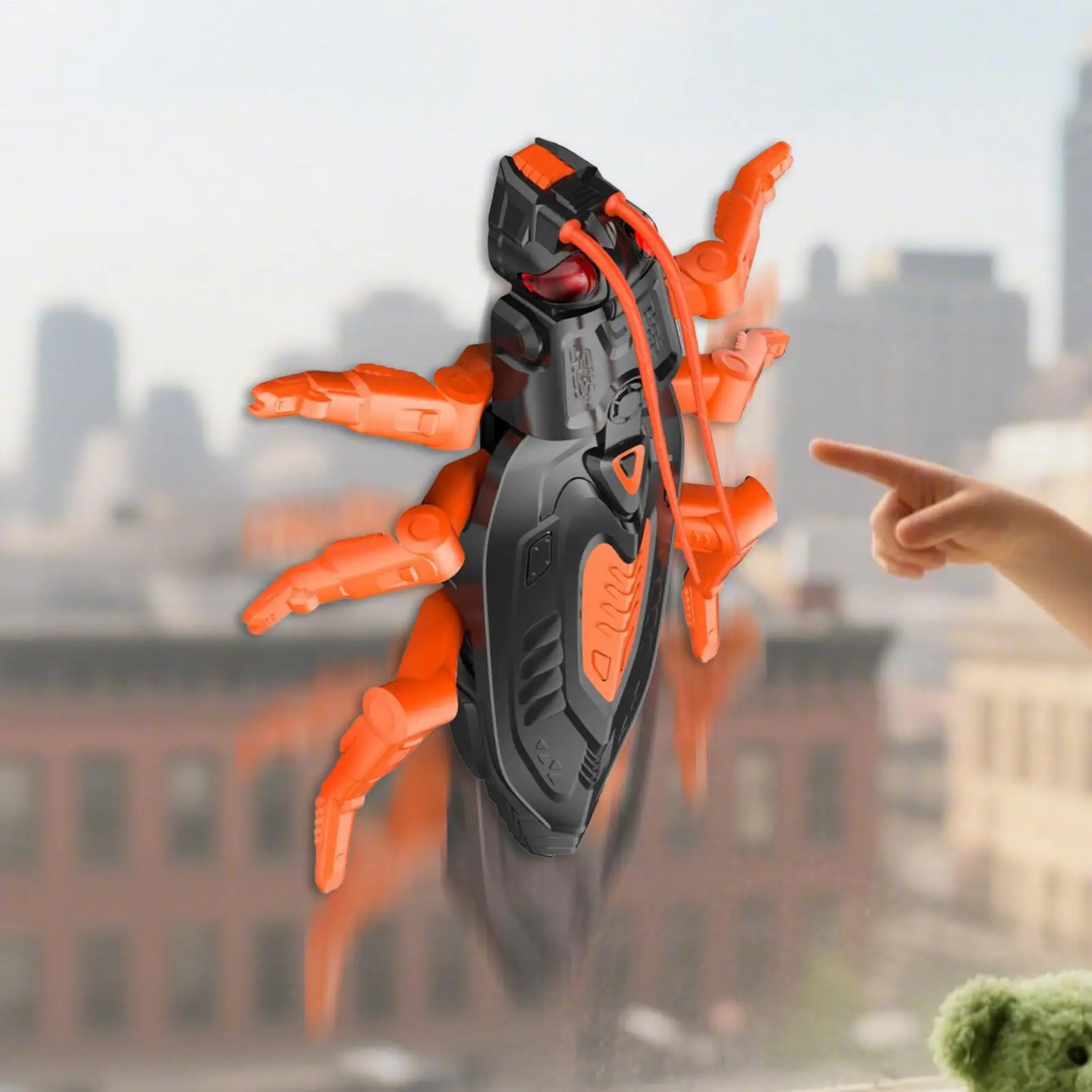 Remote Control Robot Electric Remote Control Cockroach Robot Toys Realistic Electronic Pets with Led Eyes for School Classroom