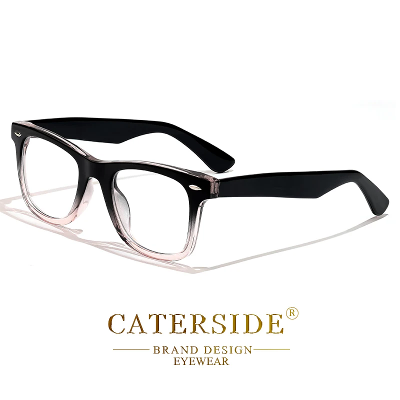 CATERSIDE Mode Herren Brillengestell Markendesign Hochwertige Tr-90 Rahmen Damen Anti Blaues Licht Computerbrille – Detail 22