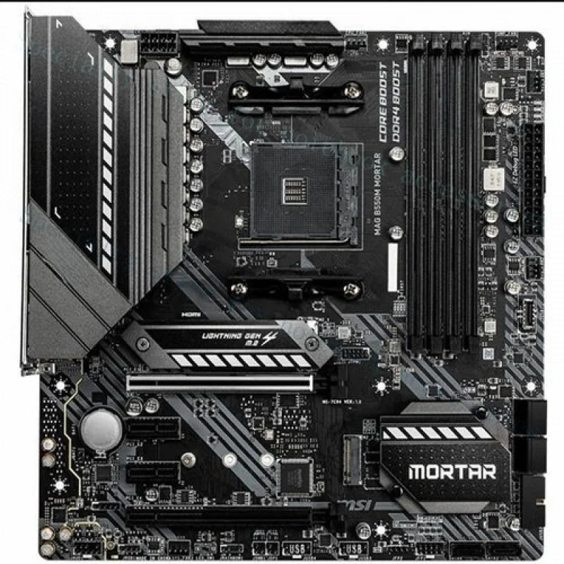 A++For MSI B550M MORTAR Desktop Motherboard PCI4.0support Ryzen 5th CPU