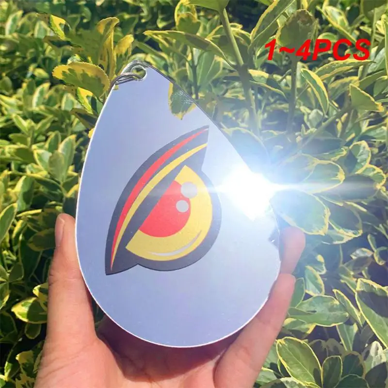 

1~4PCS Bird Repellers Acrylic Anti Bird Reflective Plate Hanging Bird Scare Disc Pest Control Device Garden Decoration