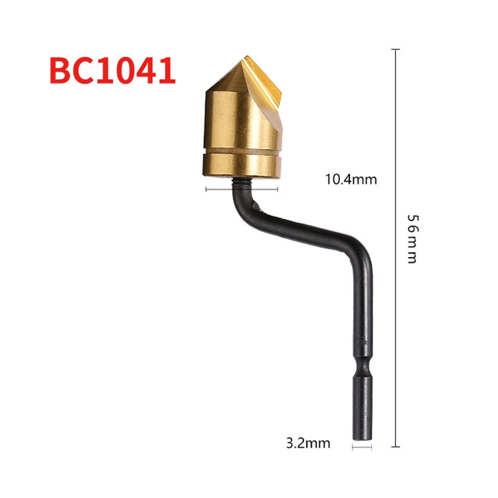 5Pcs M2 HSS 90 Degree Chamfering Tool Set Deburring Trimming Blade For Metal Wood PVC Pipe Edge Finishing Hand File