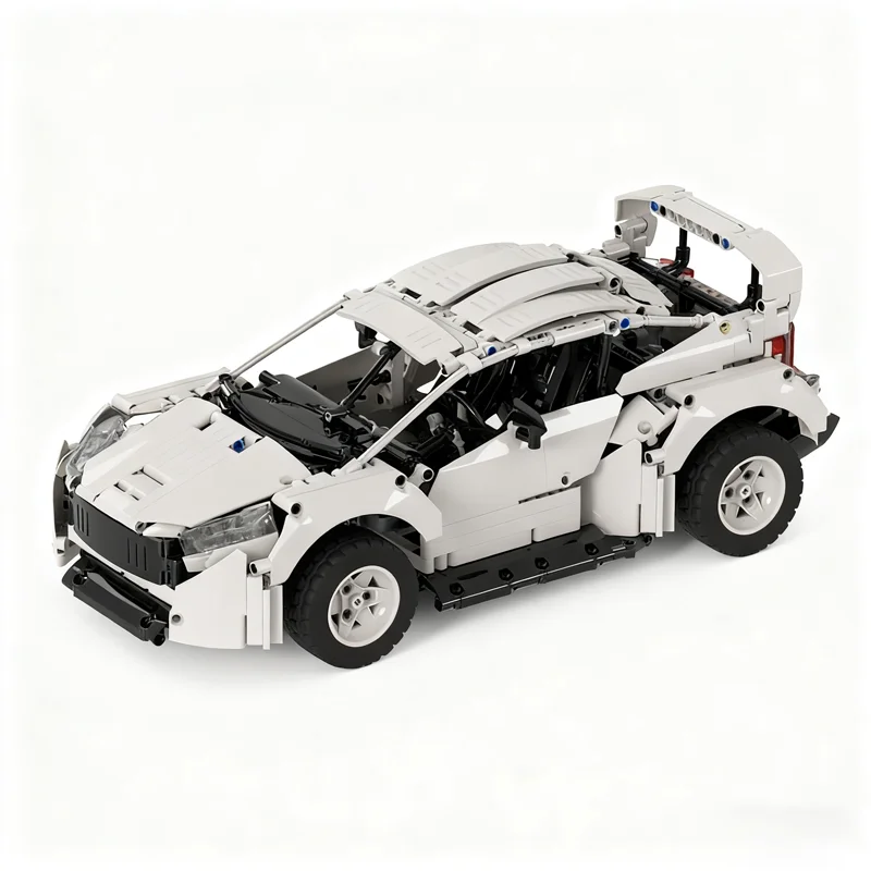 1358pcs MOC Fordes Fiesta Rally Car Technical Model Toy Building Blocks Architecture Christmas Gift Creative Display Collection