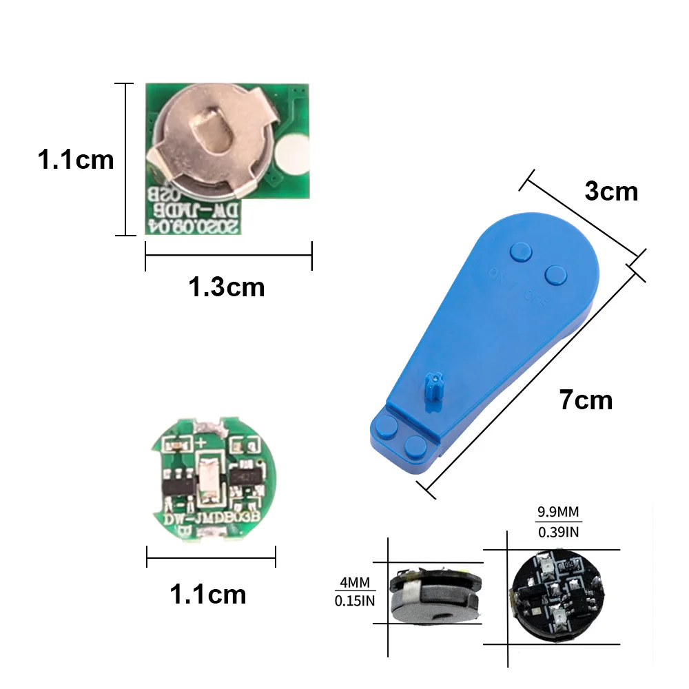 DIY Modeling Magnetic Control LED Lamp Magnetron Switch Animation Figure plus Light Gundam Model Wireless Light Without Battery