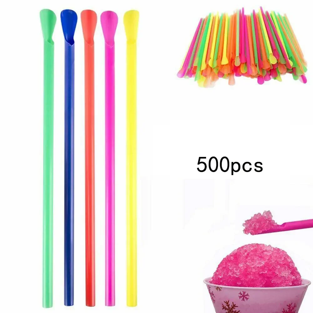 

100/500 шт., пластиковые соломинки для коктейлей