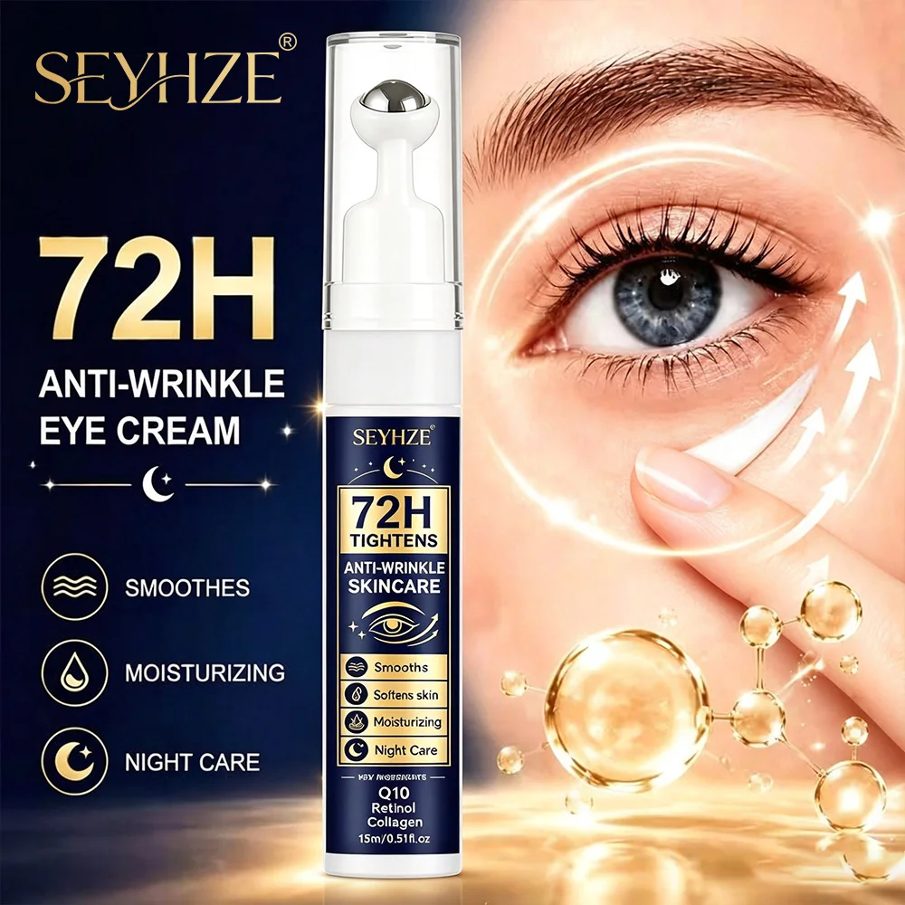SEYHZE Instant Lifting Eye Cream with Collagen, Hyaluronic Acid & Retinol. Targets fine lines,  wrinkles & crow's feet. Anti-agi