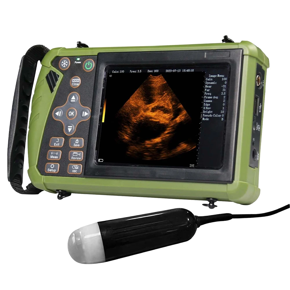 

3.5MHz Digital Veterinary Ultrasound Probe Animal Pregnancy Scanner Machine for Pigs Sheep and Dogs