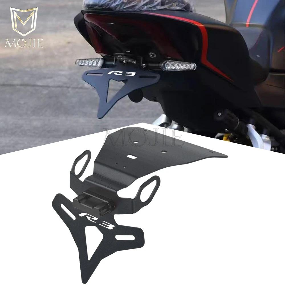 

Rear License Plate Holder Bracket with Light For YAMAHA YZF-R3 YZF-R25 MT03 MT25 YZF R3 R25 2019 2020 2021 20222 2023 2024 2025