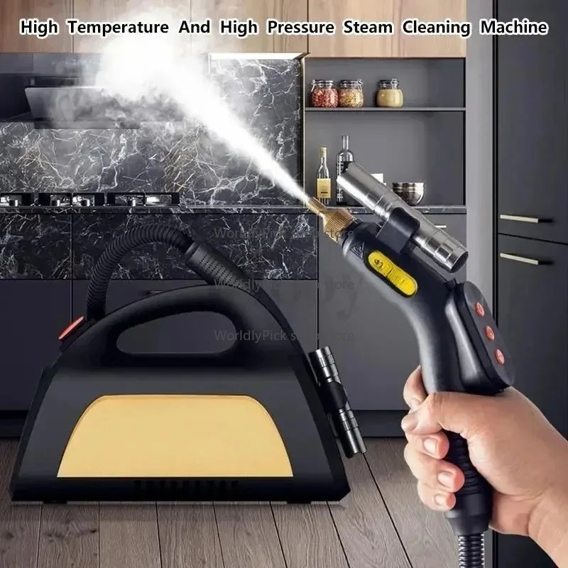 3000W Powerful Steam Cleaner High Temperature 100° Steam Dishwasher for Deep Cleaning Kitchen Air Conditioner Car - Efficient