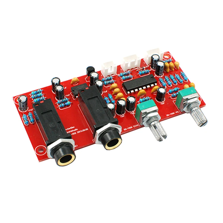 Nível de febre hifi única potência pt2399 amplificação de microfone placa de reverberação de eco digital ktv karaokê atraso