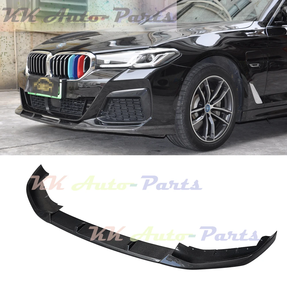 

Carbon Fiber Front Bumper Lip Spoiler Chin Splitters For BMW 5 Series G30 G31 LCI 2020UP Auto Tuning