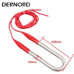 DERNORD 12v Submersible Heating Pipe for Pool Immersion Electric Tubular Heater for Water Bucket DC Heating Element 150w/200w